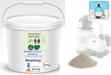 SABBIA SILICEA QUARZO FILTRO POMPE PISCINA INTEX BESTWAY JILONG vaso c/coperchio
