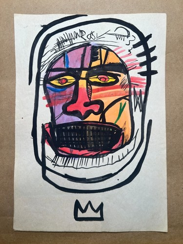 Jean michel basquiat - jean-michel, disegno