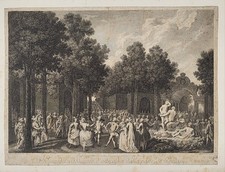 Giovanni VOLPATO (1733-1803) - Boschetto d'Arcadia d'après Petitot - Gravure