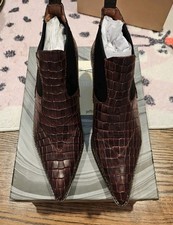 Stivaletti Jeffery Campbell Paine in pelle scamosciata Kitten Hill taglia 9