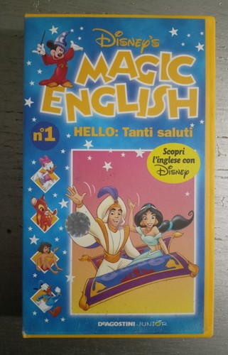 Vhs disney magic english - vhs,