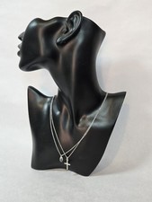 Collana crocifisso con strass