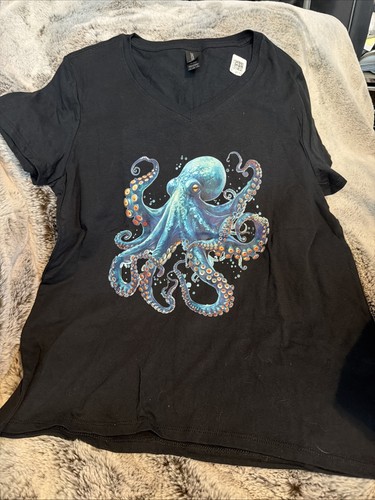 Cool octopus shirt nera con - cool, t-shirt