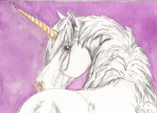 Aceo originale acquerello arte - originale,
