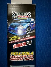 SMART FORTWO 450 451 - PELLICOLA OSCURANTE PER VETRI AUTO NERA 300X75 3 METRI