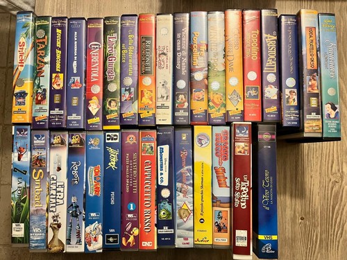 Cassette vhs walt disney - walt,