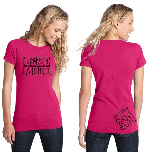 Maglietta love moto top - moto,