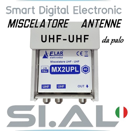 Miscelatore antenne uhf due - uhf,