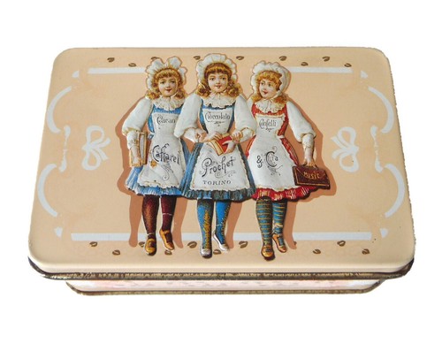 Vintage mini scatola - mini, latta