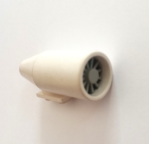 Lego turbina aereo - turbina, bianca