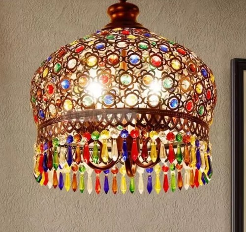 Lampadario sospensione boho - lampadario,