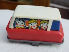 AUTOBUS GIOCATTOLO A retro carica epoca sovietica Senza Chiave Funzionante