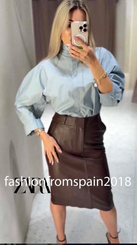 Gonna midi zara - nuova, donna