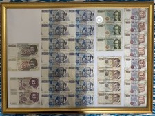 Banconote italiane lire - banconote,