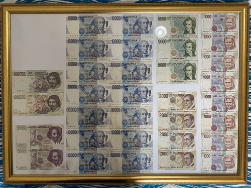 Banconote italiane lire - banconote,