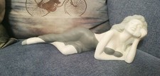Ceramica donna statua dipinta - ceramica,