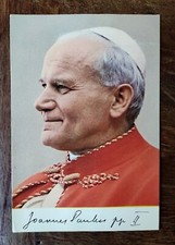 Cartolina PAPA GIOVANNI PAOLO