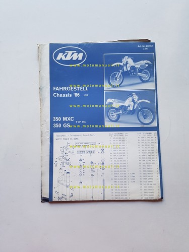 Ktm 350 mxc 1986 - -,