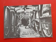 Cartolina Saluti da Barolo - Ristorante Brezza - Cantina Invecchiamento - 1958