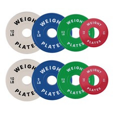 Set 8 Pezzi Piastre Pesi