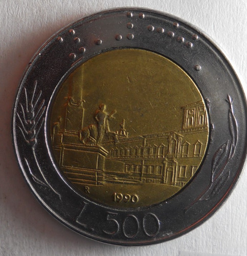 1990 italy 500 lire - 1990,