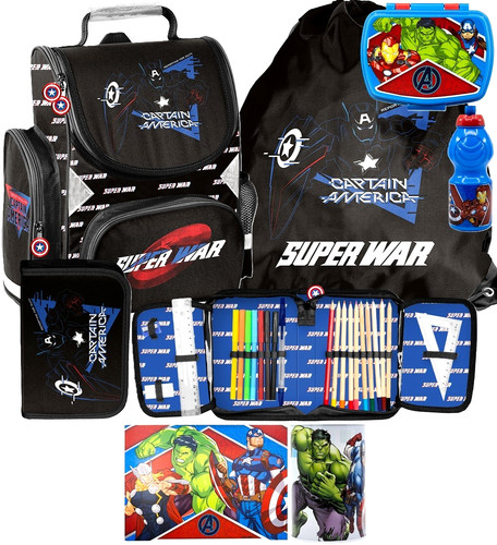 Zaino scuola avengers set in - set, 7