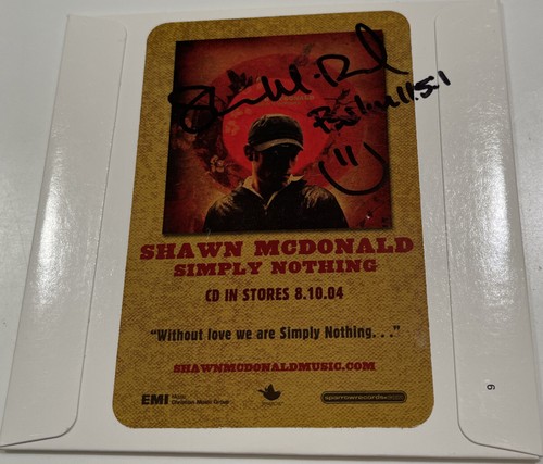 Autographed promo shawn - promo,