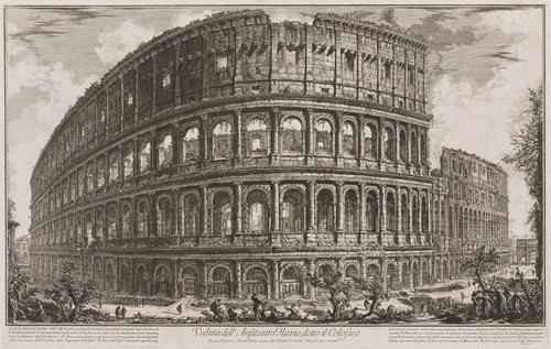 1748 roma colosseo - 1748,