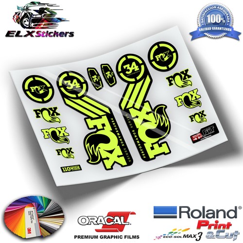 Pegatinas mtb fox - pegatinas,