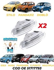 COPPIA FRECCE DX+SX ORIGINALI FIAT PANDA PUNTO DOBLO MULTIPLA STILO IDEA MUSA 