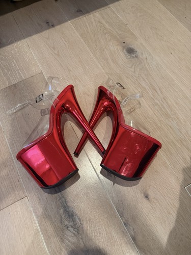 Pleaser flamingo 808 rosso - flamingo, 8"
