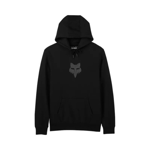 Fox head fleece black - fox,