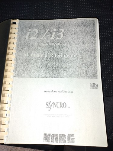 Korg manuali italiano - korg,