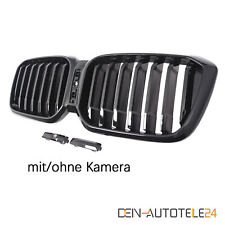 GRIGLIA RADIATORE PONTE SINGOLO GRIGLIA RENALE ADATTA PER BMW X3 G01 X4 G02 2021- NERA