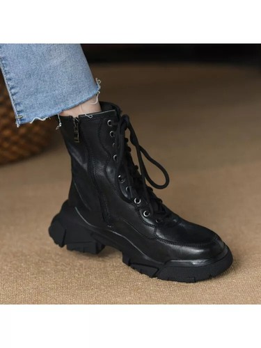 Stivali scarpe anfibi lacci - stivali,