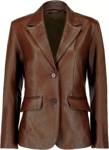 Blazer donna vera pelle