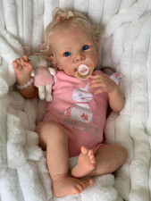 Reborn Femmine 17 Pollici - Lifelike Dimensione Del Bambino Reale Capelli Radica