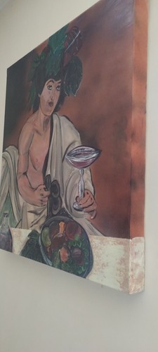 Bacco caravaggio dipinto a - bacco, di