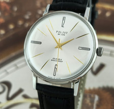 Orologio URSS Poljot De LUXE Ultra SLIM 23 Jewels Sovietico Vintage Orologio da polso 2209