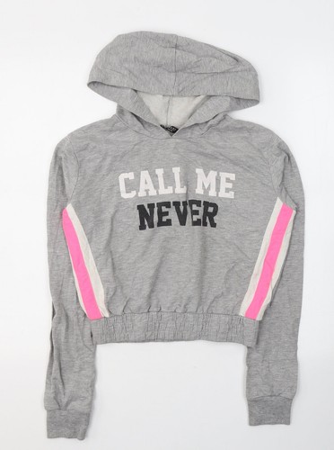 Pullover donna grigio cotone