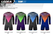 Completo Calcio da Portiere Mod. KIT ALLIANZ LEGEA con IMBOTTITURA in 4 colori