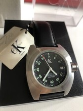CALVIN KLEIN OROLOGIO NERO NUOVO ORIGINALE  : :
