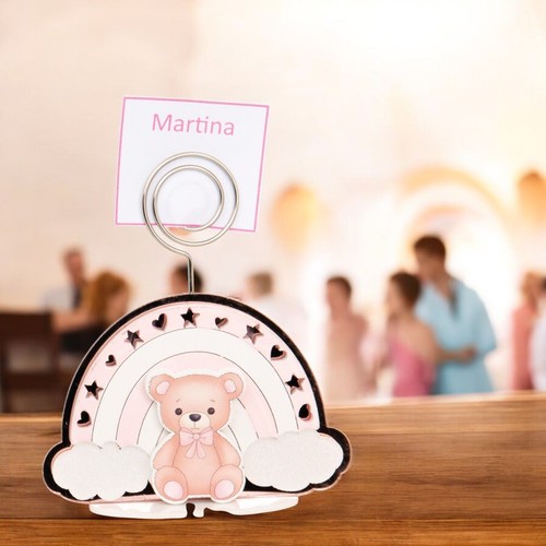 Memoclip orsetto rosa - orsetto,