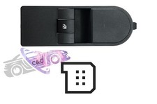 PULSANTIERA ALZACRISTALLO PORTA A/DX 1 INTERRUTT.6 PIN OPEL TIGRA TWIN TOP 04>08