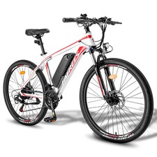 26" Bicicletta Ebike Mountain Bike Pedalata Assistita Bici Elettrica 25km/h 13AH