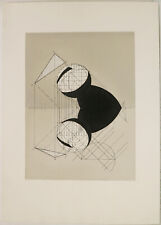 PAOLO SCHIAVOCAMPO acquaforte firmata numerata progetto del 75 - no schifano