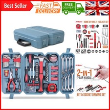 73pz Set Completo Cassetta Attrezzi Casa - Utensili Manuale Essenziali per Casa, Ufficio,...