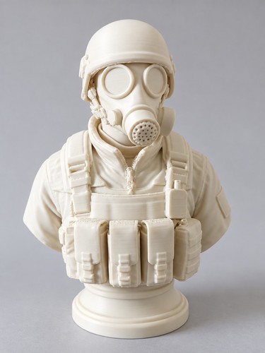 Hunk resident evil busto - evil,