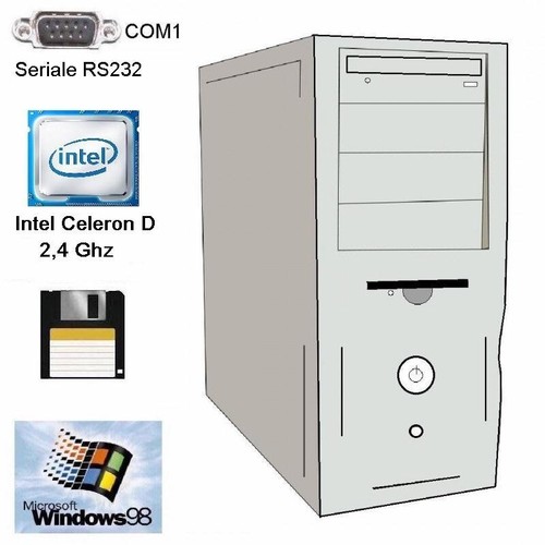 Computer fisso con porta - computer,