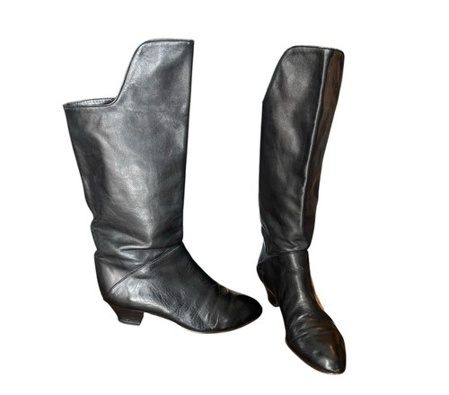 Stivali pelle italiana vintage